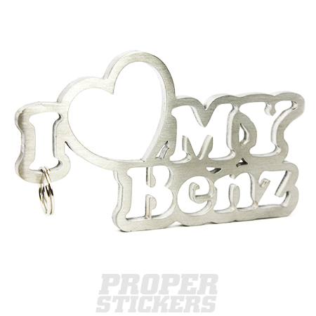 I LOVE MY BENZ - Brelok stal nierdzewna